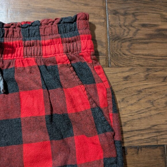 aerie 2 piece pajama PJ set red buffalo plaid size small - Picture 13 of 16